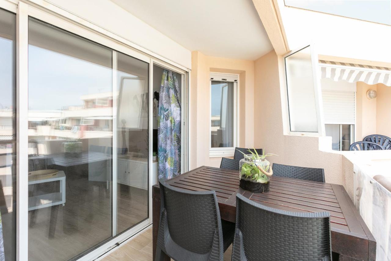 Appartement T3 Terrasse Vue Sur Mer, Piscine, Parking, Wifi Et Clim Sète Zewnętrze zdjęcie