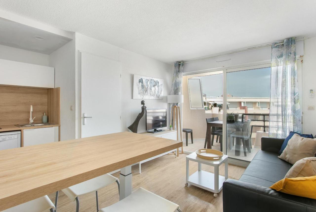 Appartement T3 Terrasse Vue Sur Mer, Piscine, Parking, Wifi Et Clim Sète Zewnętrze zdjęcie