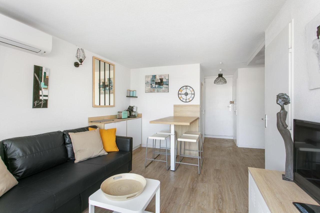 Appartement T3 Terrasse Vue Sur Mer, Piscine, Parking, Wifi Et Clim Sète Zewnętrze zdjęcie